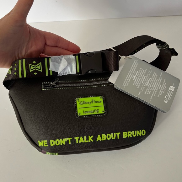 Loungefly Encanto ''We Don't Talk About Bruno'' Glow-in-the-Dark Belt Bag NWT - Picture 8 of 10